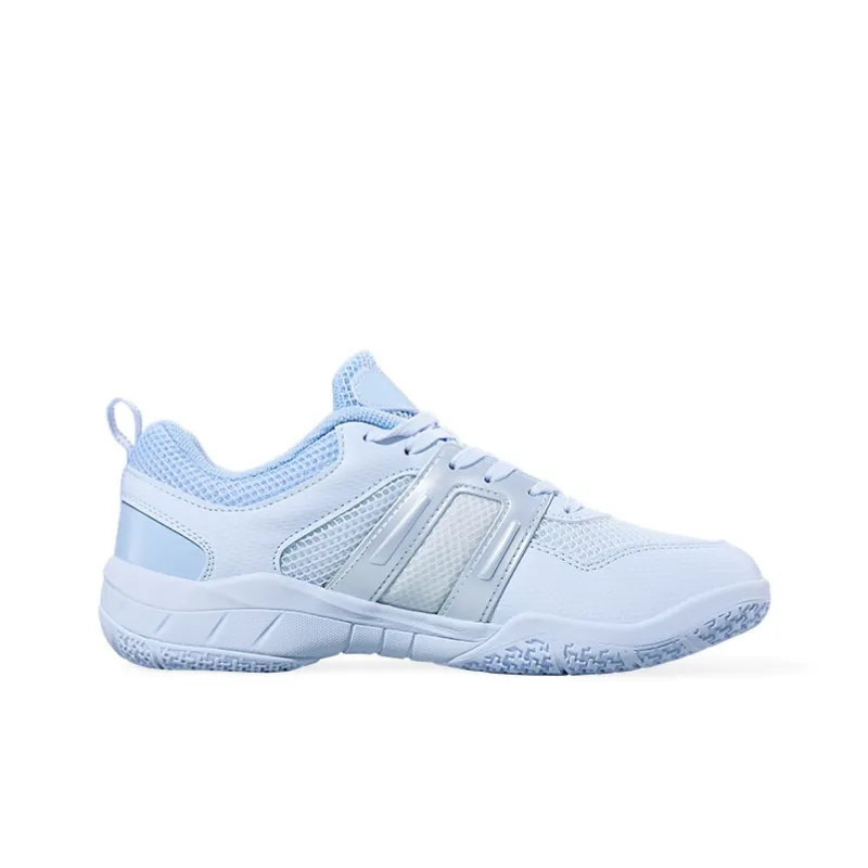 Kawasaki Cushioning Coverage Low Top Badminton Shoes Unisex White Rainbow-7