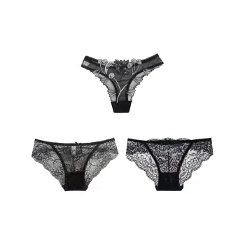 Flowers In Water Underpants Women's 3 Pack