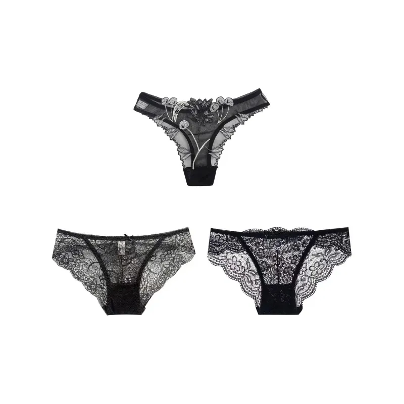 Flowers In Water Underpants Women's 3 Pack-0