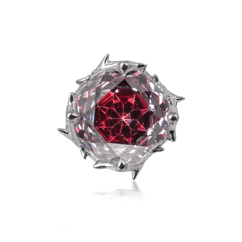 WIC Zircon Stud Earrings Unisex-2