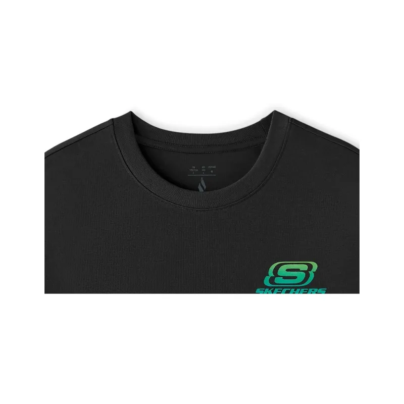 Skechers T Shirt Unisex Carbon Black 0018-2