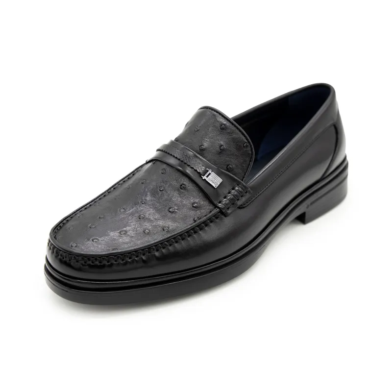Satchi Business Formal Leather Shoes Men's Black-2