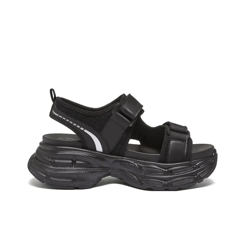 CAMEL Beach Sandals Women's Silver, Black, Beige-6