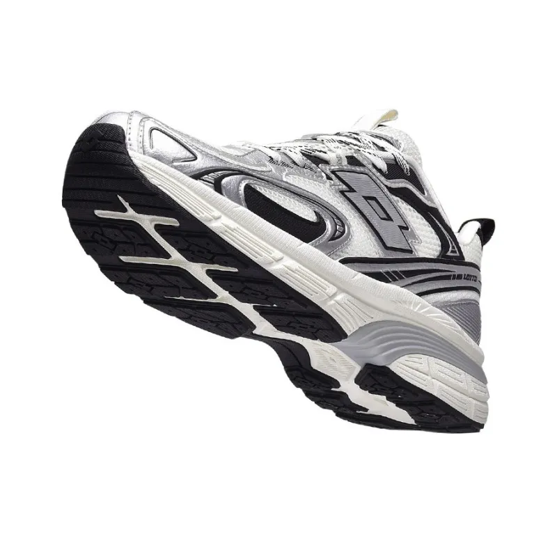 LOTTO Coverage Rebound Abrasion Resistant Breathable Slip Resistant Low Top Casual Shoes Men's Silver Gray-6
