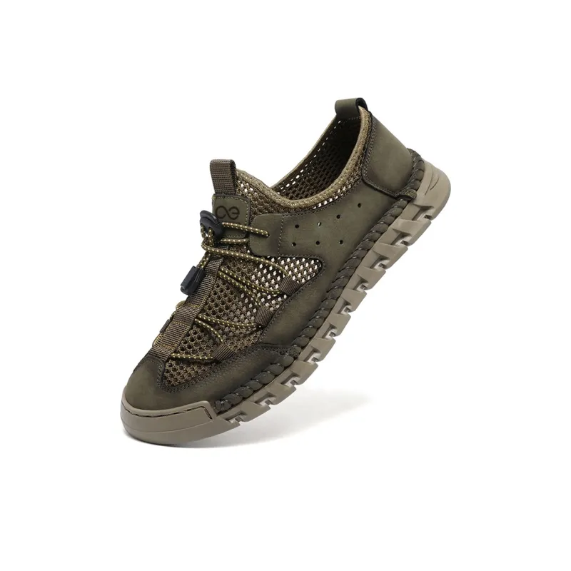 LINGPAO Abrasion Resistant Breathable Slip Resistant Low Top Casual Shoes Men's-8