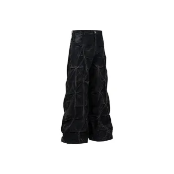 HKRXEC Jeans Men Black