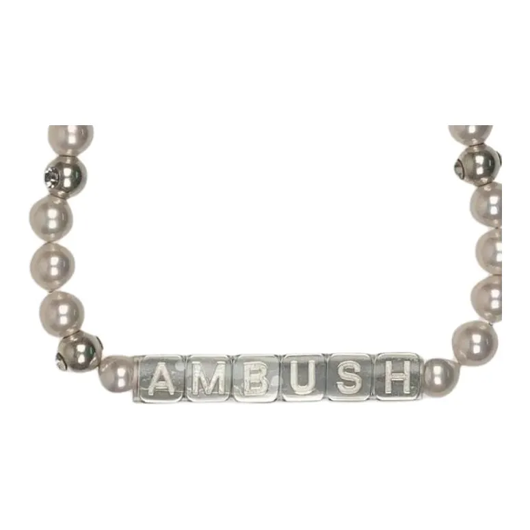 AMBUSH Pearl Letterblock Bracelet-1
