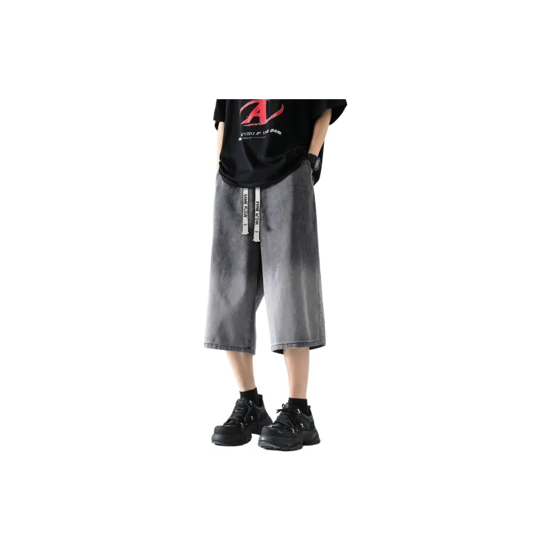 SAME FLOW Denim Shorts Unisex-0