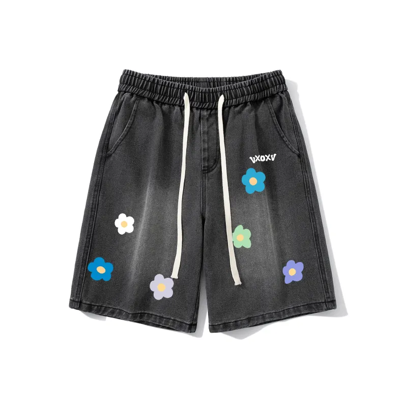 VXOXV Denim Shorts Unisex-8