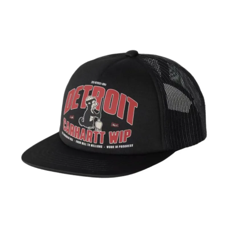 Carhartt WIP Polyester Baseball Caps Unisex Black-0