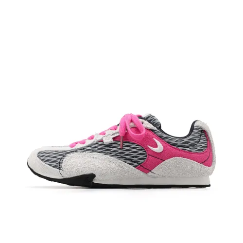Cat&Sofa Anti Slip Wear Resistant Low Top Casual Shoes Unisex Gray Pink