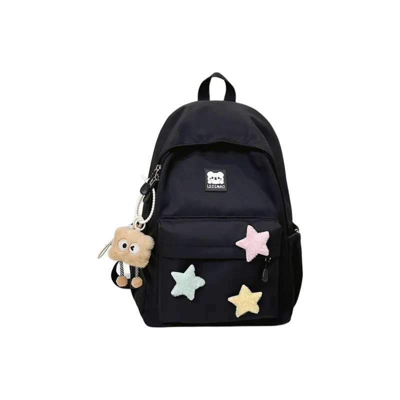 Meow In The Grass Nylon Backpack Women's Multicolor-12