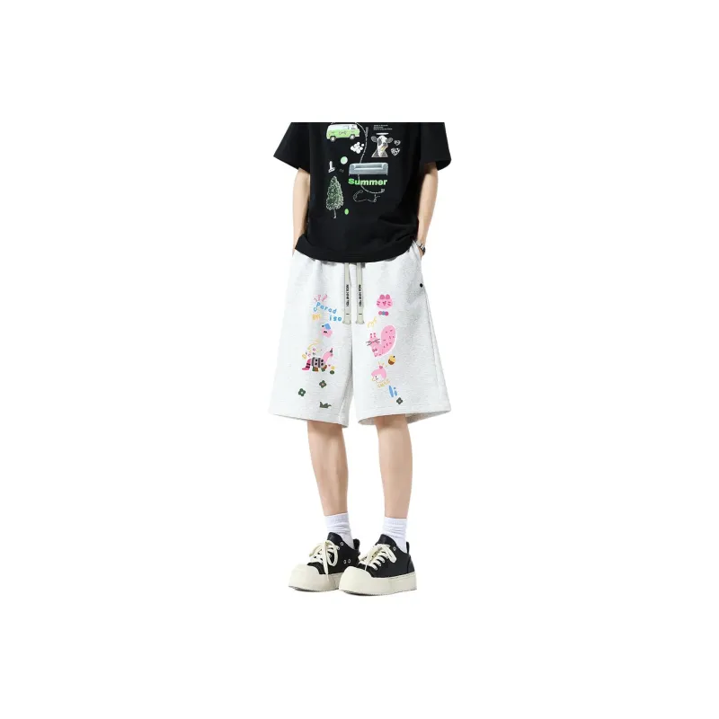 RICE NINE TEN Casual Shorts Unisex-4