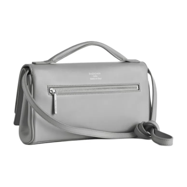 Balenciaga Bel Air Cow Leather One Shoulder Handbag Trumpets Women's Cloud Gray-2