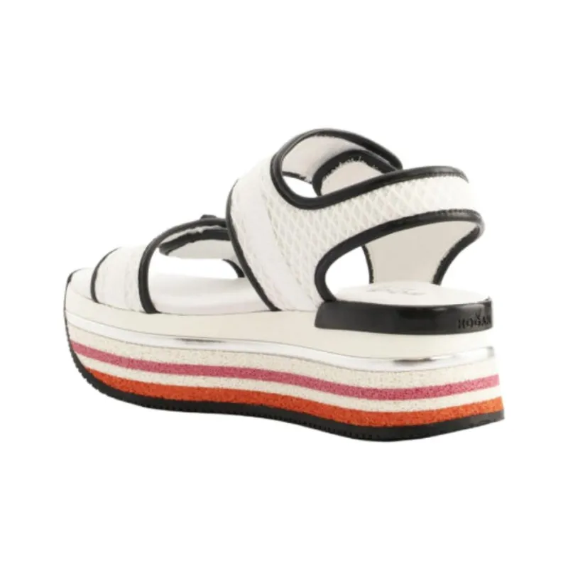 HOGAN H222 Platform Mesh Sandals Women's-4