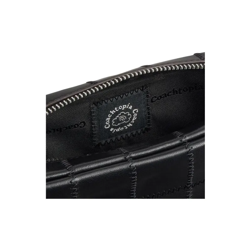 Coachtopia Sheepskin Makeup Bag Trumpets Unisex Black-4
