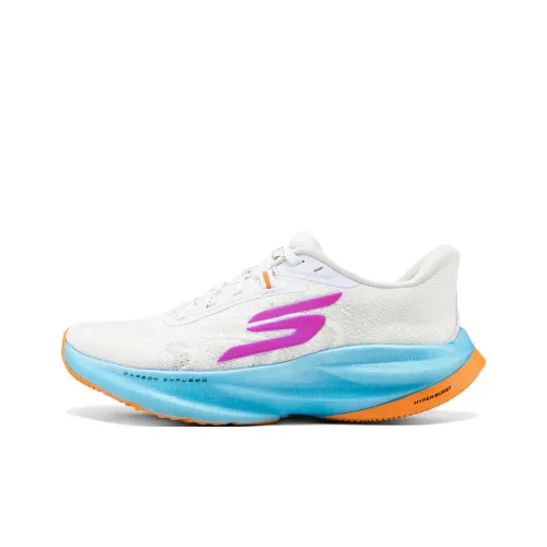 Skechers SKX dust Spark Low Top Running Shoes Women's White