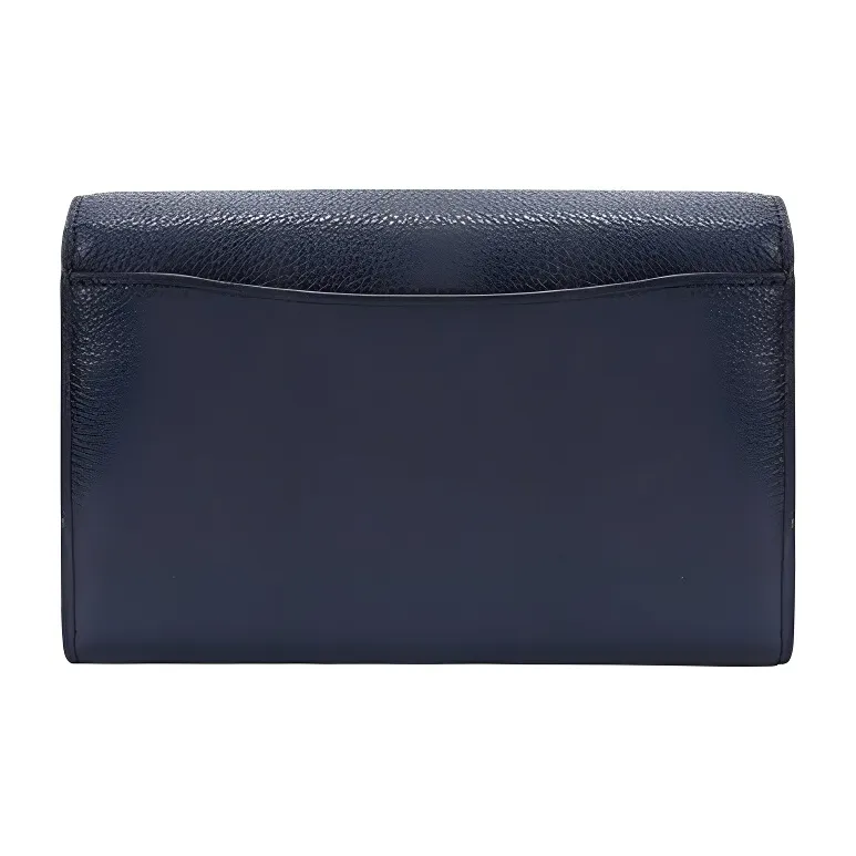 COACH Remi Leather Crossbody Envelope Shoulder Bag Women's Dark Blue-5