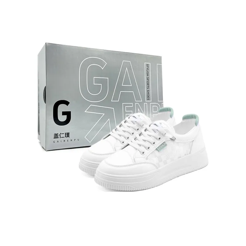 Gai Renpu Slip Resistant, Abrasion Resistant, Lightweight Low Top Skateboard Shoes Women's-6