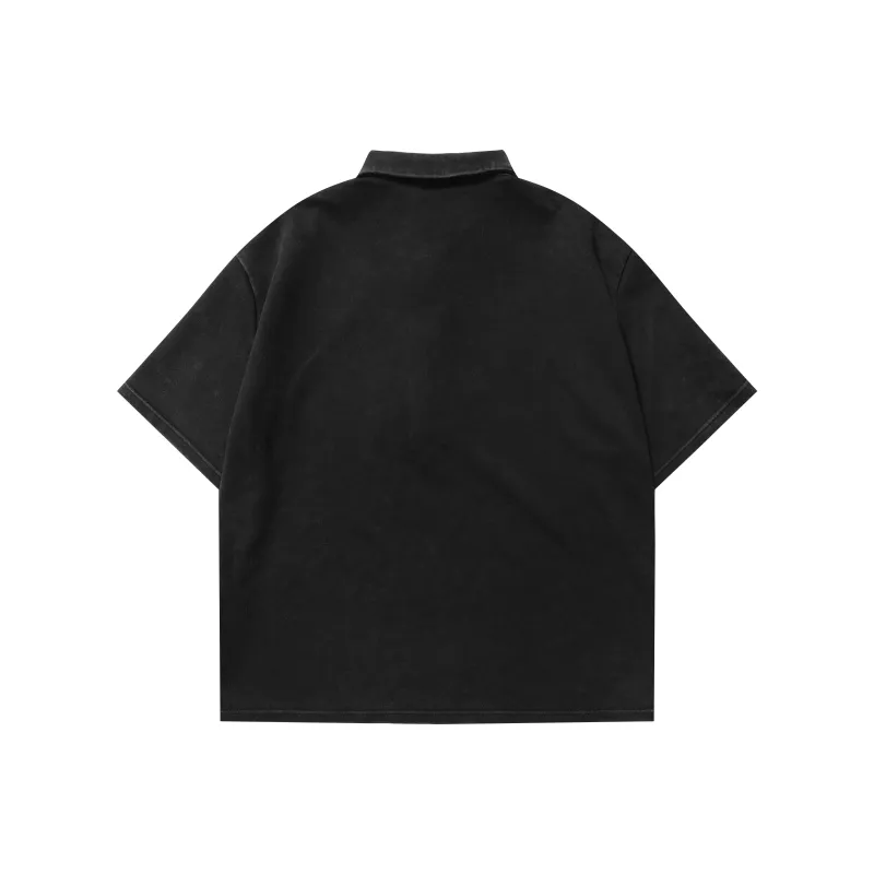 FCB ARCELONA Polo Shirt Unisex Black-1