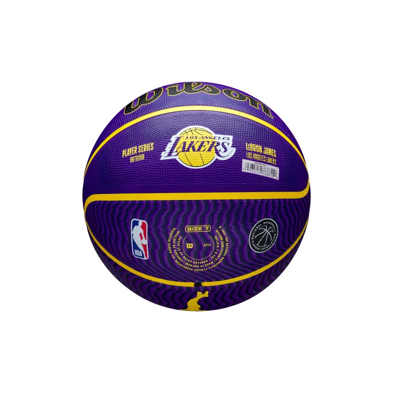 Wilson PLAYER Rubber Basketball Purple Size 7 Competition Unisex-2