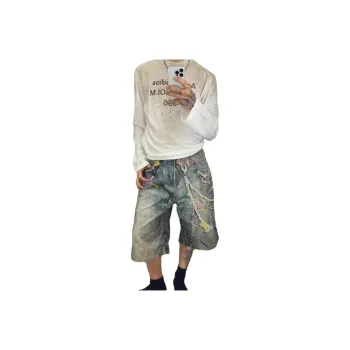 CORNILOT Denim Shorts Unisex Blue