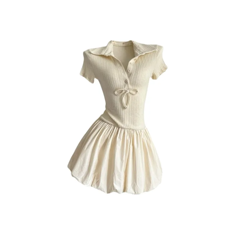 GUOZHEN Short Sleeved Dress Women's-2