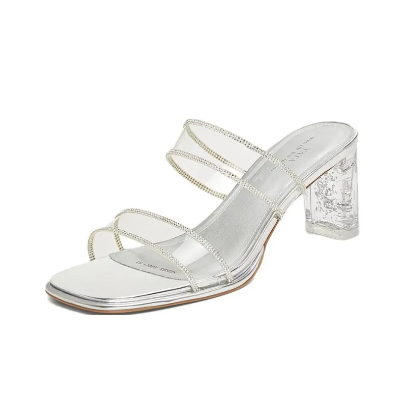 TATA Cut Out Quiet Slide Slippers Women's-5