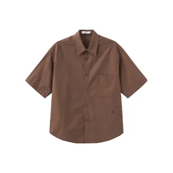 ZUO Shirts Men Yellow Earth Ochre