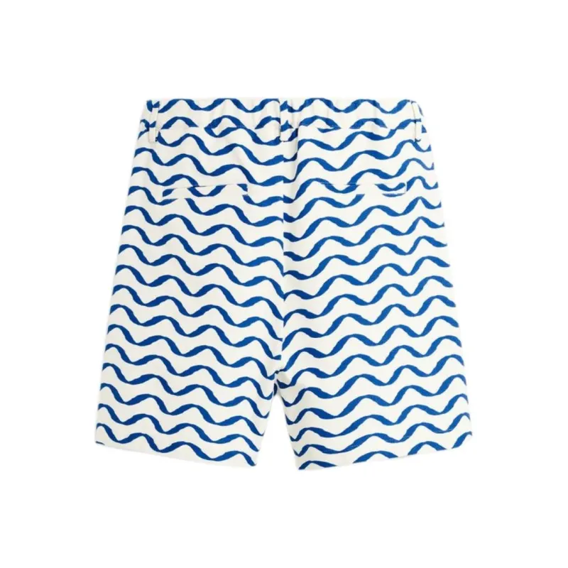 ZARA Casual Shorts Men Blue/White-1