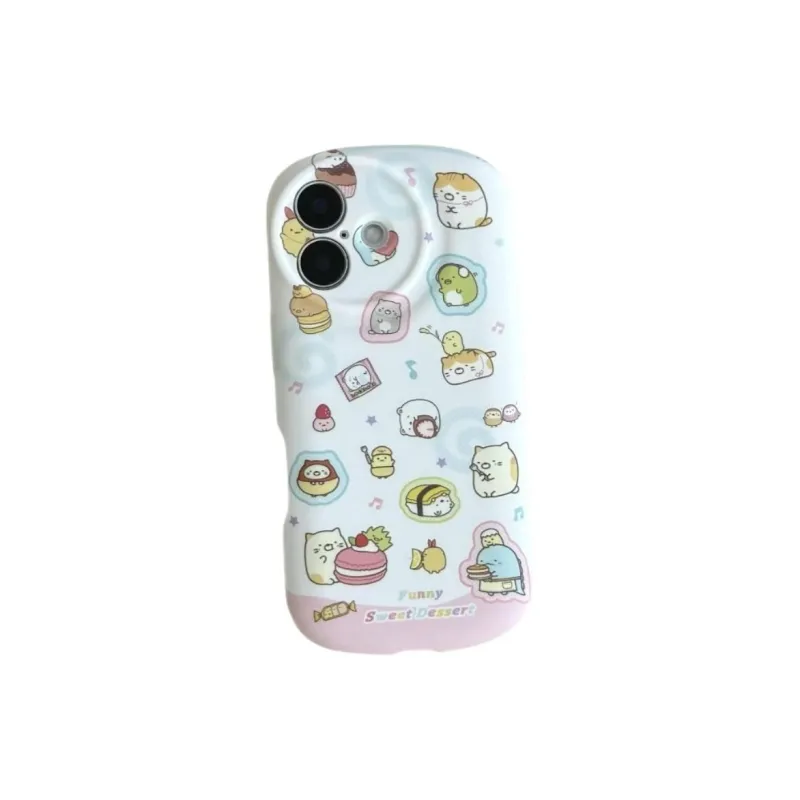 HUAN FIREFLY TPU Material Cartoon Sushi Matte Phone Cases Compatibility Apple 16 Pro Max/15/14/13 Cute Style-0