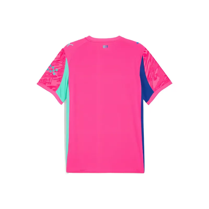PUMA Manchester CityGoalkeeper T Shirt Men's Peach Pink-1
