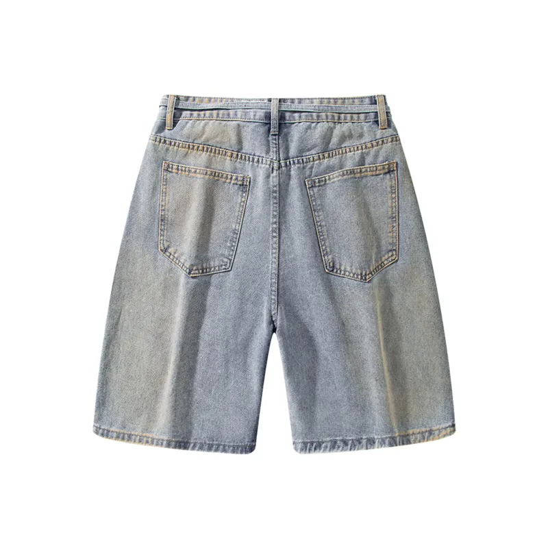 PISYPOX Casual Shorts Unisex Light Blue-1