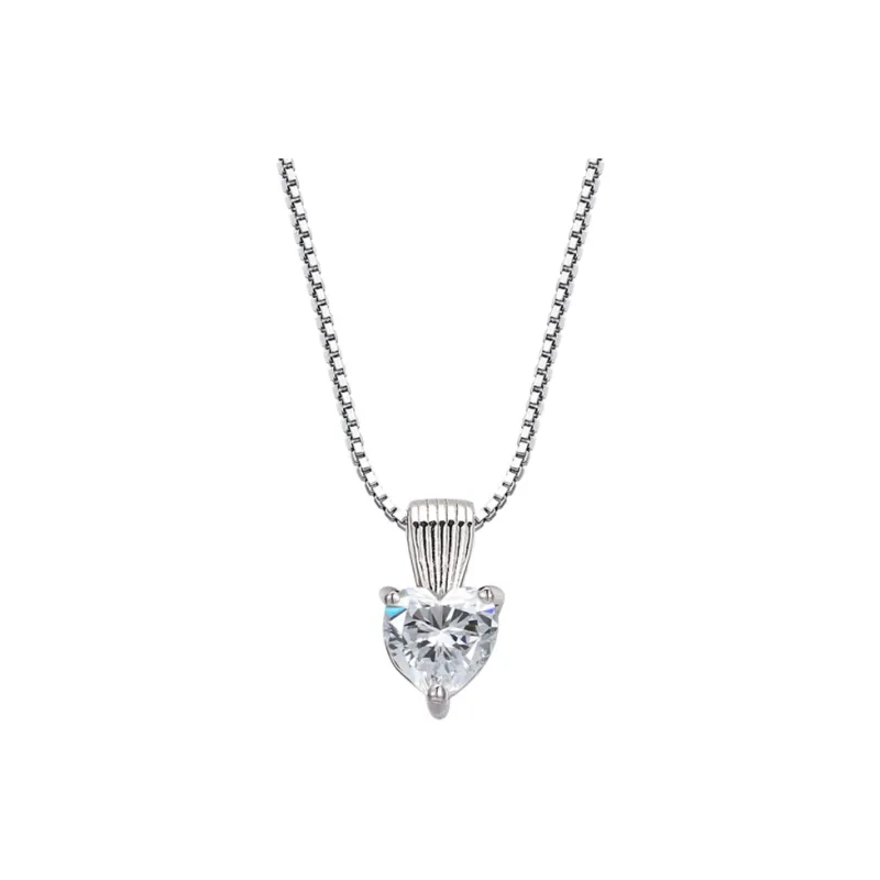Barbie S925 Silver Necklaces Women's Silver-5