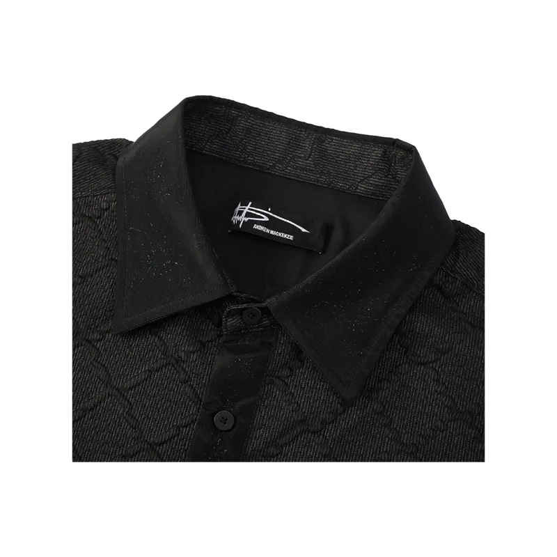 ANDREW MACKENZIE Shirts Men Black-2