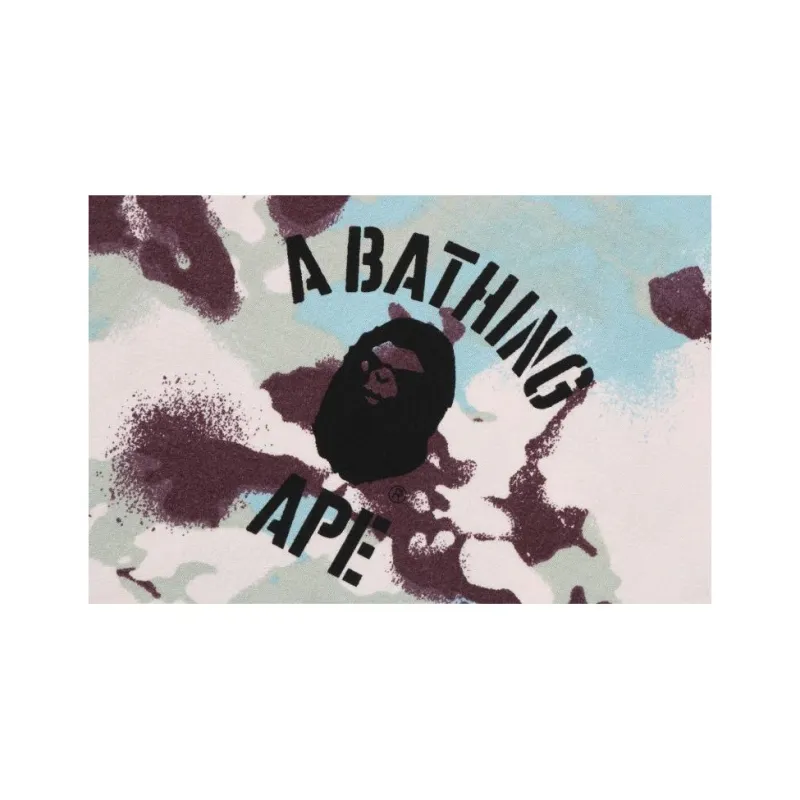 A BATHING APE ® Camouflage print T shirt-8