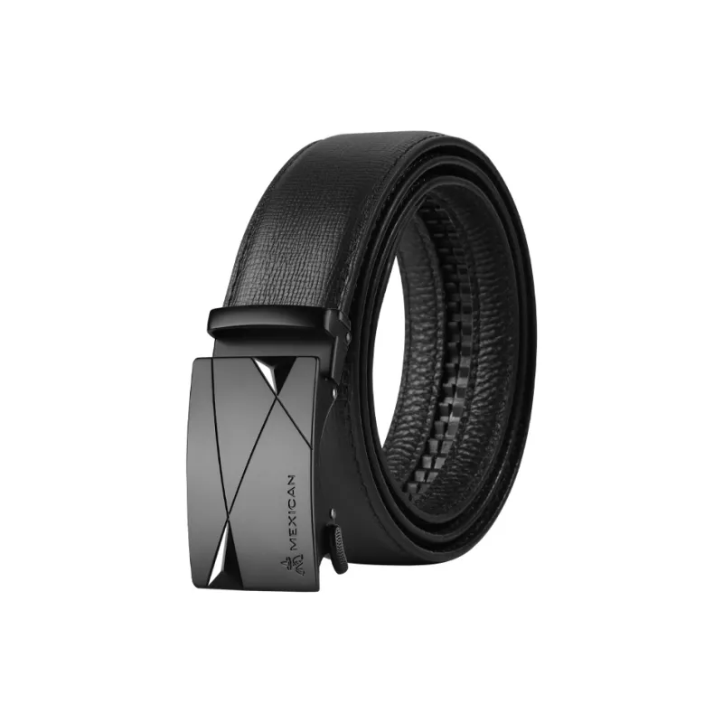 MEXICAN Top Grain Cow Leather Belts Men's 3.5cm-0