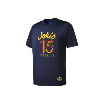 NBA Denver Nuggets Player Size Collection T Shirt Unisex Navy Blue Nikola Jokic