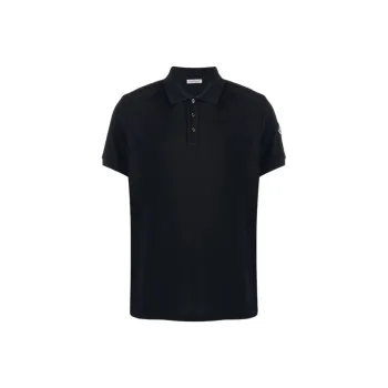 Moncler Polo Shirt Men's Marine Blue