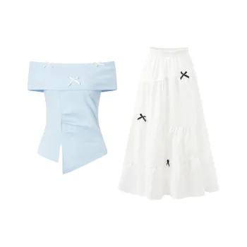 7 SEVFUN Two Piece Skirt Sets Women's