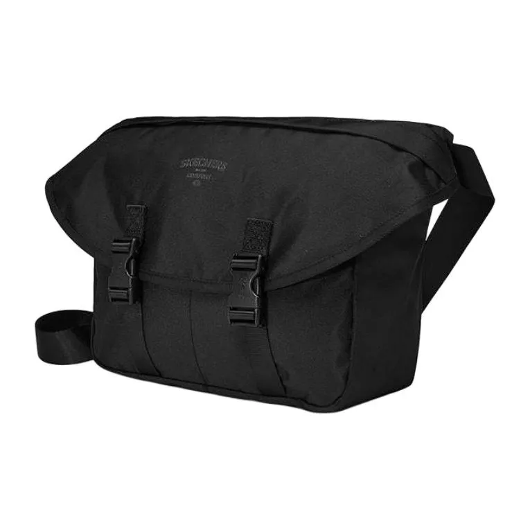 Skechers Adjustable Strap Shoulder Bag, Crossbody Bag Unisex Black-1