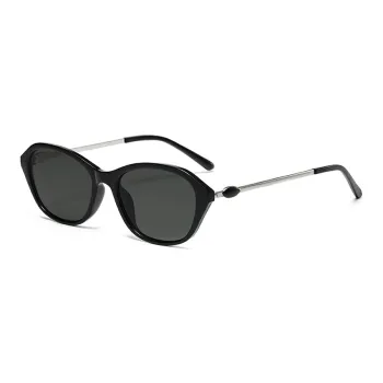 PRETTYALLUSION Oval Sunglasses Women's