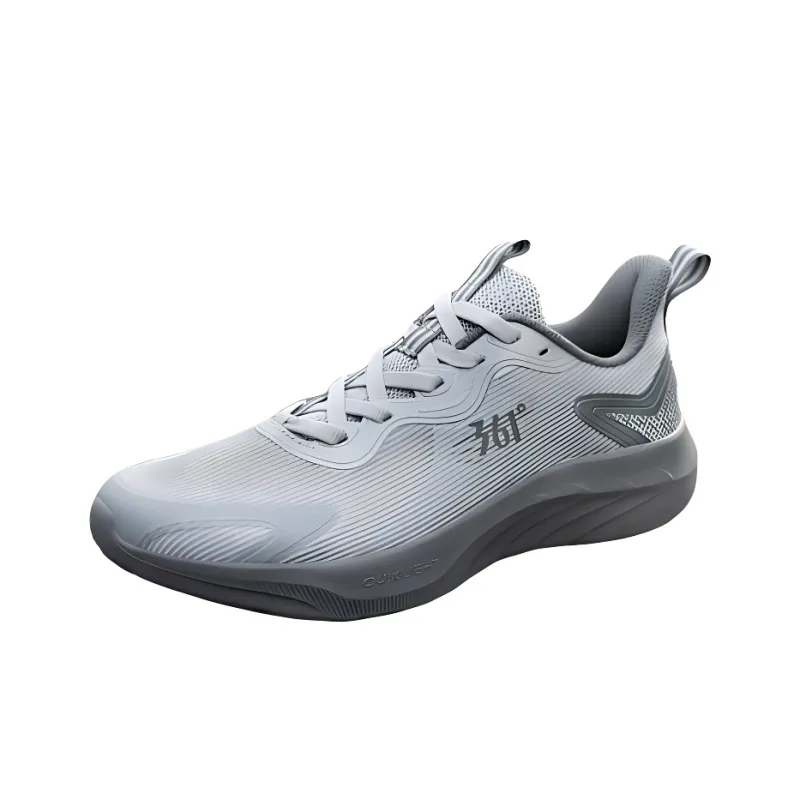 361° Durable Breathable Low-Top Running Shoes Men's Gray-1