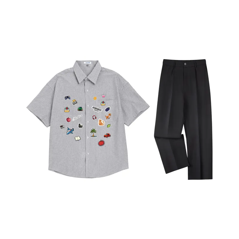 JEANSWEST Shirt Matching Set Unisex-0