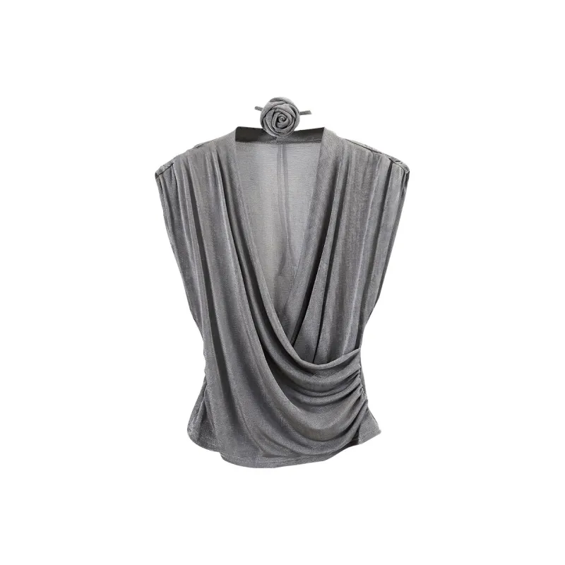 TOUCH T Shirt Women's Silver Gray-0