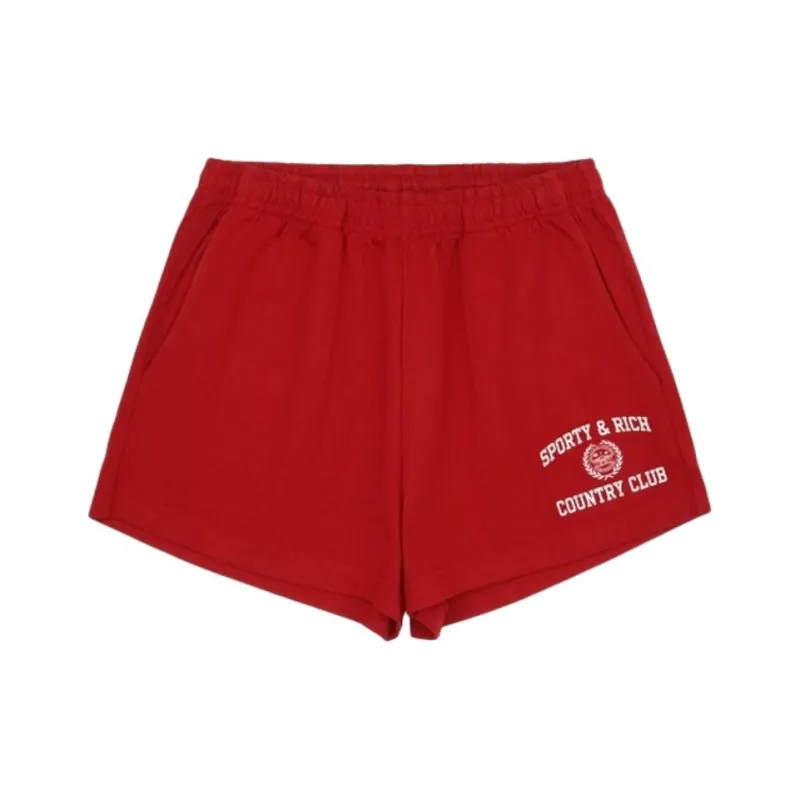 SPORTY & RICH Varsity Shorts-0