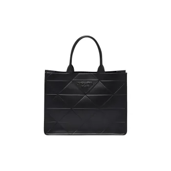 PRADA Leather Tote Bag, Shopping Bag, Handbag Men's Black