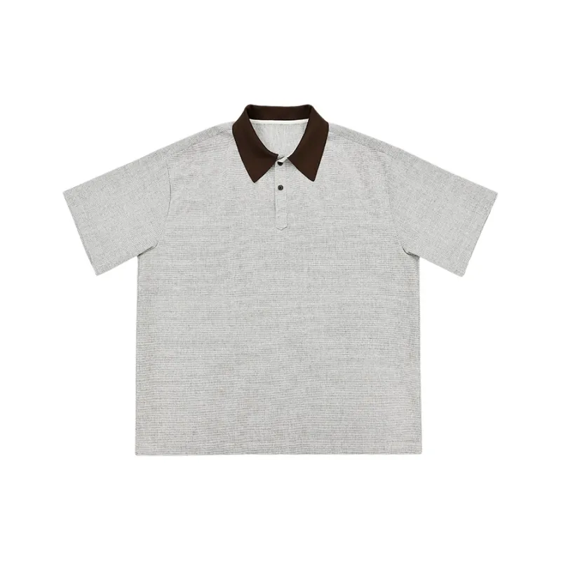 SINBOS T Shirts Men Gray Coffee-0