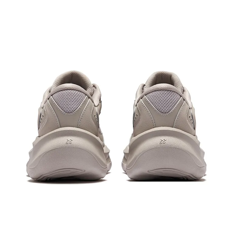 Erke Breathable And Resilient Low Top Casual Shoes Men's Ironman Gray-3