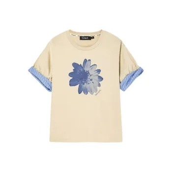 Desigual T Shirts Women's Oat